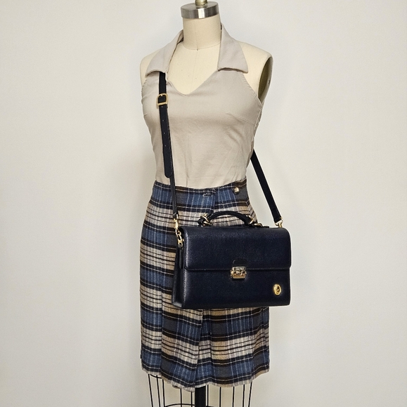 Vintage Plaid Wrap Skirt - Picture 2 of 8